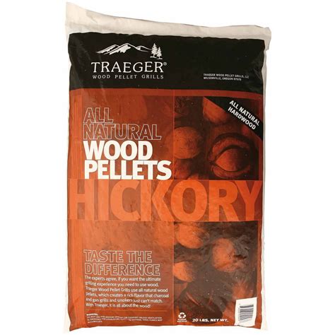 Traeger Bbq Pellets Hickory, 20 lb - Walmart.com - Walmart.com