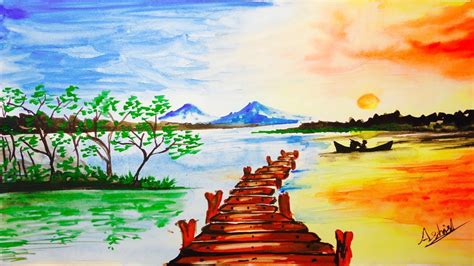 Simple Watercolor Paintings Of Nature at GetDrawings | Free download