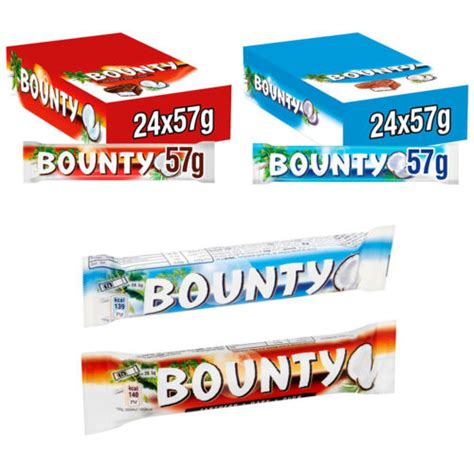 Bounty Coconut Milk Chocolate Bounty Dark Chocolate Twin Bar - Pack of ...