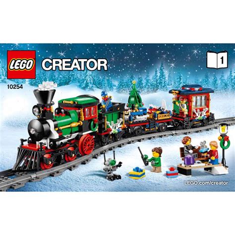 LEGO Winter Holiday Train Set 10254 Instructions | Brick Owl - LEGO ...