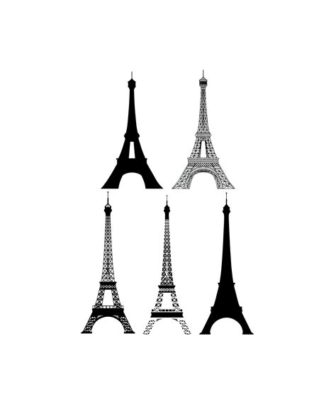 Eiffel Tower Eiffel Tower SVG SVG SVG Files Cricut | Etsy