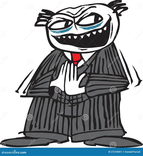 Evil Man stock vector. Image of selfish, lobbyist, politician - 27318091