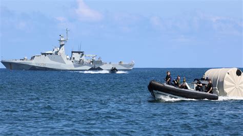 HMS Spey brings aid to remote Pacific island devastated by tropical ...