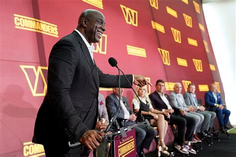 Magic Johnson does not rule out Washington Commanders' name change amid ...