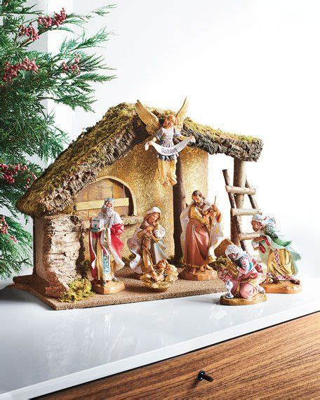 Fontanini 7-Piece Nativity Set with Italian Stable | Nativity set ...