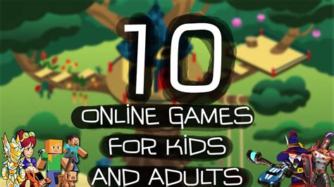 Top Ten Online Games for Kids and Adults 2016 - YouTube