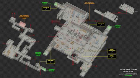 Escape From Tarkov maps – extractions, points of interest, and more