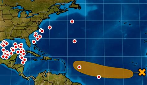 Tropical Wave in Atlantic Shows Potential for Development