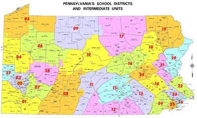 Pennsylvania School District Map – Map Of The World