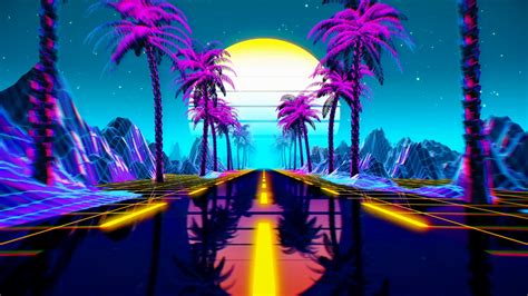 80s Sun Wallpaper