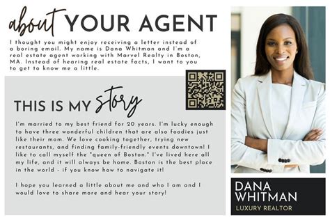 Agent Intro Postcard, Real Estate Agent Introduction Postcard, Realtor ...