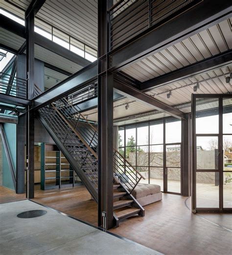 Contemporary Industrial House Features an Expressive Interior of Raw ...