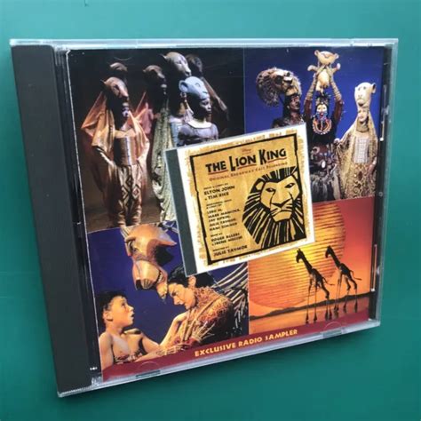 LION KING BROADWAY Soundtrack OCR CD Single PROMO RADIO SAMPLER Elton ...