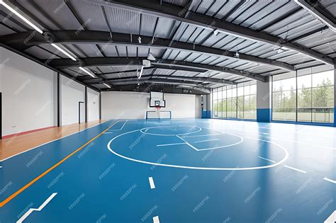 Premium AI Image | Basketball court Sport arena