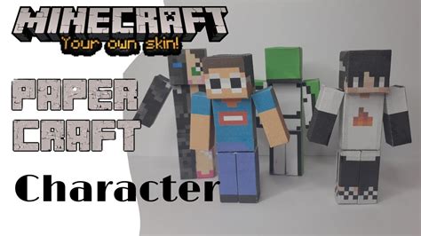 Make your own Minecraft paper craft character using your own skin ...