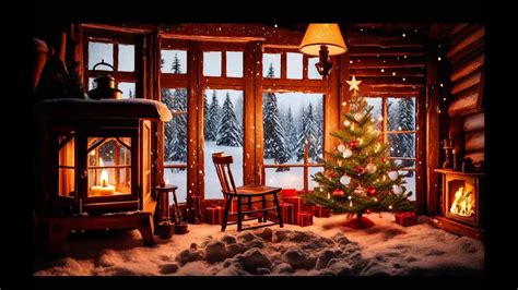 Snow Christmas Fireplace Ambiance: Cozy Warmth and Holiday Magic - YouTube