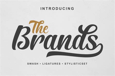 The Brands Font | Stunning Script Fonts ~ Creative Market