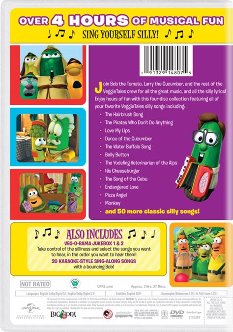 VeggieTales: All the Silly Songs - 60 Favorites | Watch Page | DVD, Blu ...