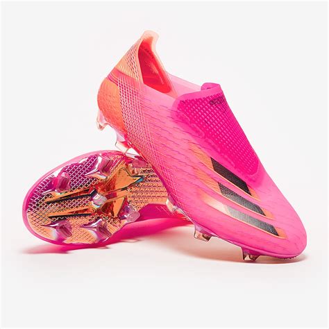 adidas X Ghosted+ FG - Shock Pink/Core Black/Screaming Orange - Mens ...