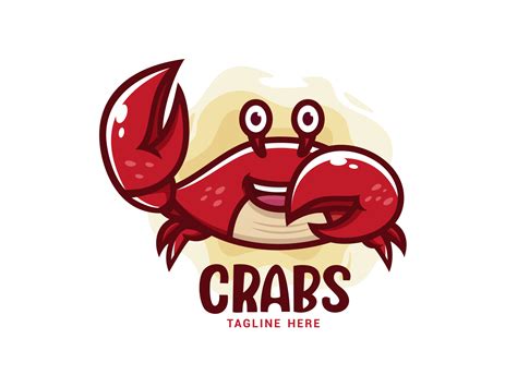 Red Crab Logo Vector Design by Majestic Logo on Dribbble