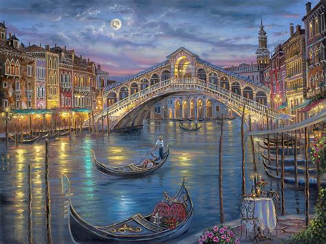 HD wallpaper robert finale last night on the grand canal painting night ...