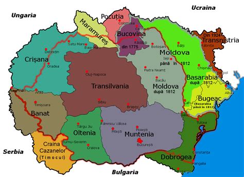 Romanian Regions in 2020 | Romania map, Historical maps, Brasov