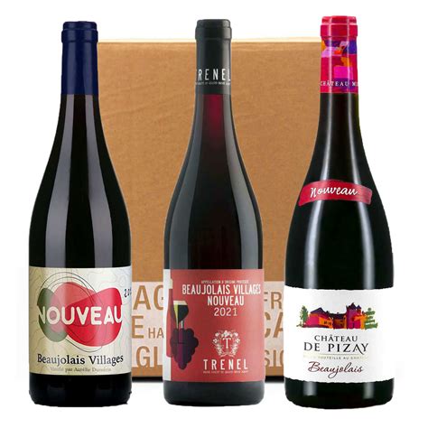 Box 3 Beaujolais Nouveau wines 2021