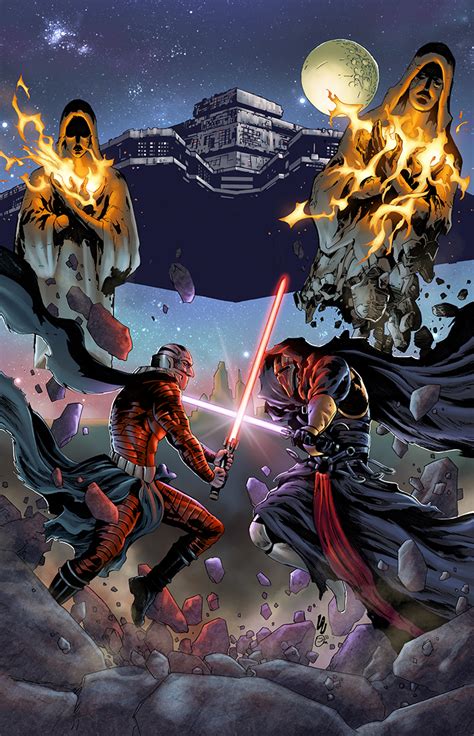 Battle of Darth Malak and Darth Revan by spidey0318 on DeviantArt