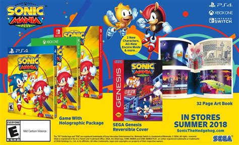 Sonic Mania Plus Coming This Summer With a Boxed Edition, New ...