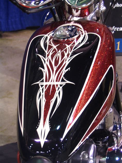 Blog Archive Pinstripe Motorcycle Tank » Larsons | Custom motorcycle ...