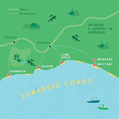 The Jurassic Coast Map