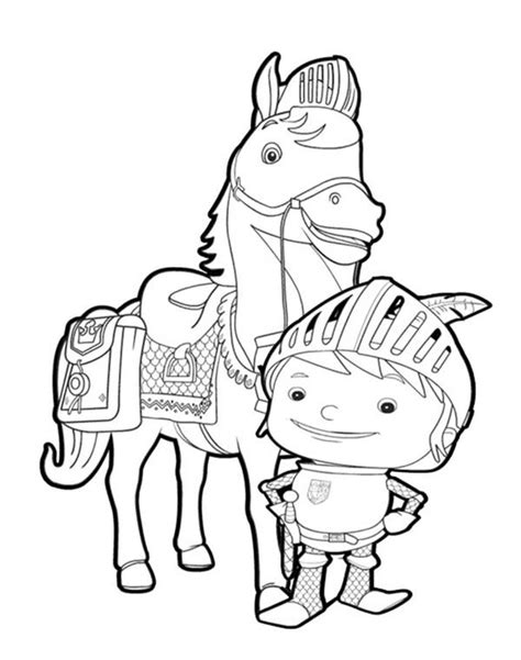 48 Mike the Knight Coloring Pages - ColoringPagesOnly.com