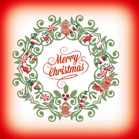 Merry Christmas Wreath Free Stock Photo - Public Domain Pictures