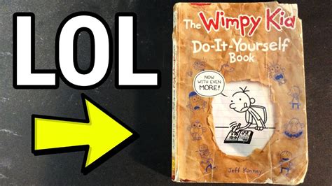 Reading My Cousins Wimpy Kid: Do It Yourself Book - YouTube