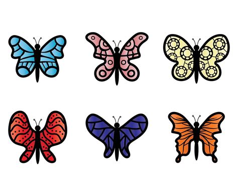 Butterfly Clip Art Vector Vector Art & Graphics | freevector.com