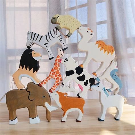 Wooden Animal Safari Set - The Clever Shop - The Clever Shop