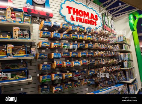 Thomas the Tank Engine merchandise is seen in a Toys R Us store in ...