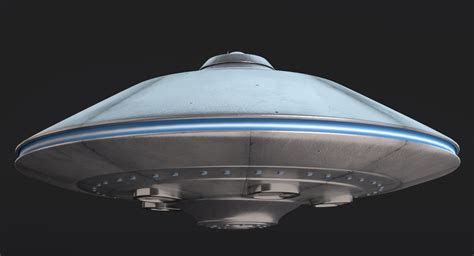 3d flying saucer model