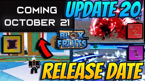 ⭐Official Blox Fruits Update 20 Release Date & Massive New Features ...