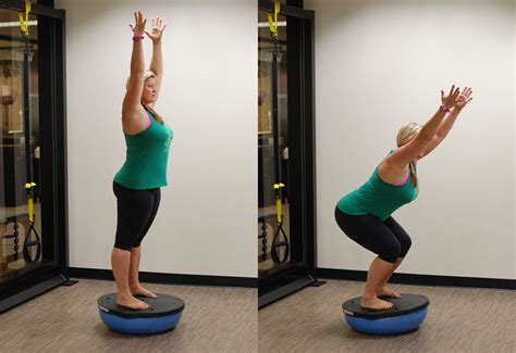 Try This: How to do a BOSU® Ball Squat