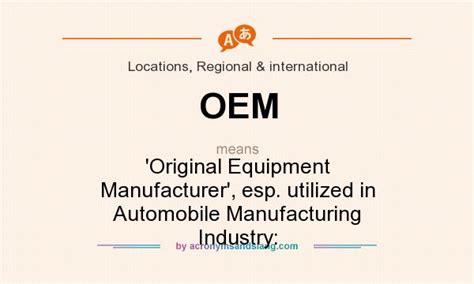 Definition Oem Original Equipment Manufacturer