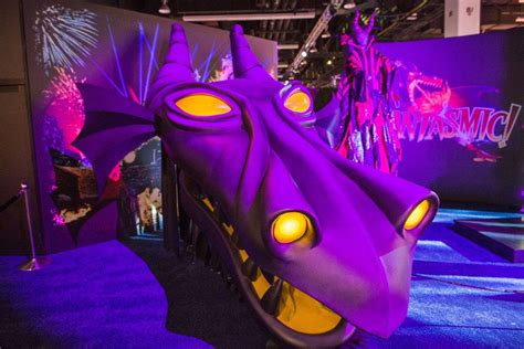 The original Maleficent dragon's head and costume from Fantasmic ...