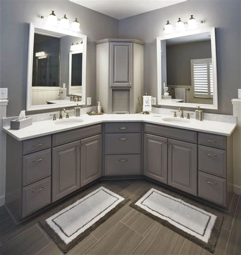 The Joy And Convenience Of Corner Vanities For Bathrooms