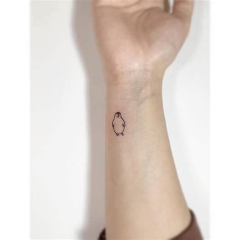 Simple Penguin Tattoo