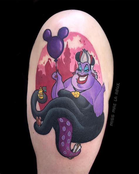 Ursula tattoo - The Little Mermaid - Disney villain tattoos | Little ...