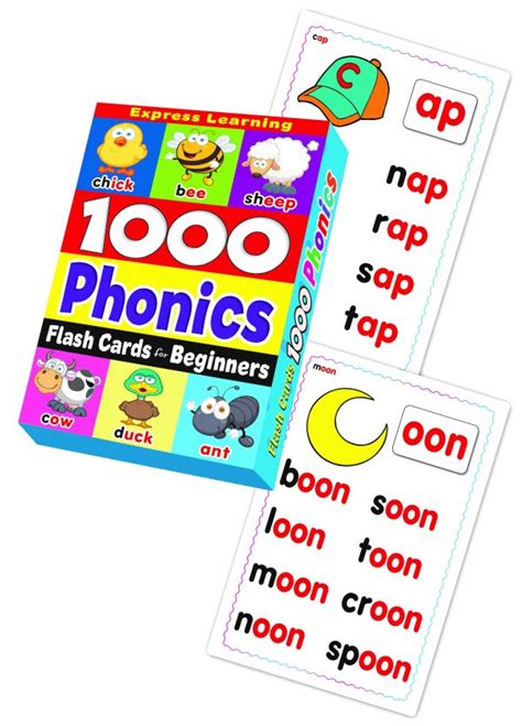 FLASH CARD BEGINNER 1000 PHONICS - Mind To Mind Books Store