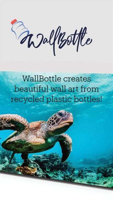 WallBottle creates beautiful wall art from recycled plastic bottles!