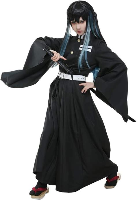 Amazon.co.jp: Miccostumes Muichiro Tokito Cosplay Costume Demon Slayer ...