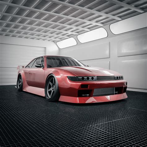 ArtStation - Nissan Silvia S13 Widebody