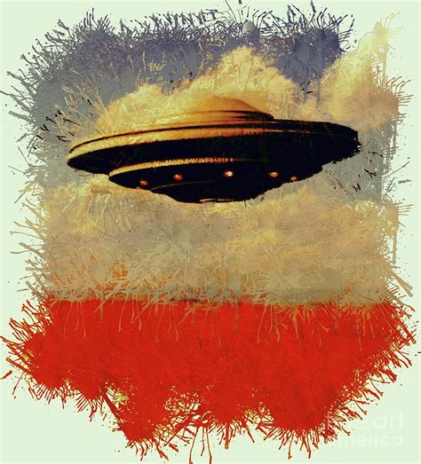 The Flying Saucer Painting by Esoterica Art Agency - Fine Art America